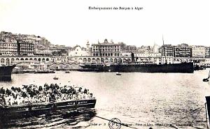 ALGER - EMBARQUEMENT DES FORCATS